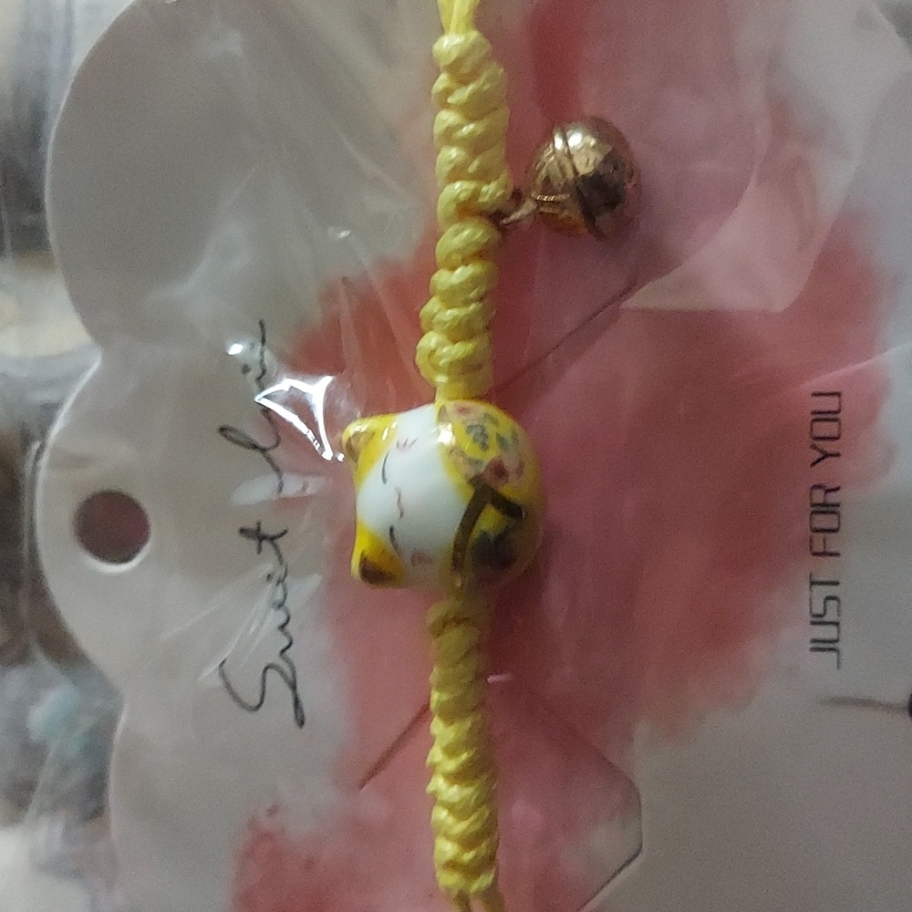 Bracelet nwot lucky cat